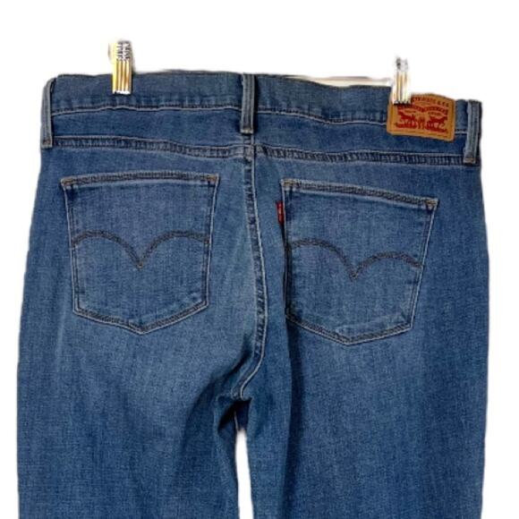 Levi’s Women’s Jeans Slimming Bootcut Mid Rise Medium Blue Size 32x32 - Picture 4 of 6